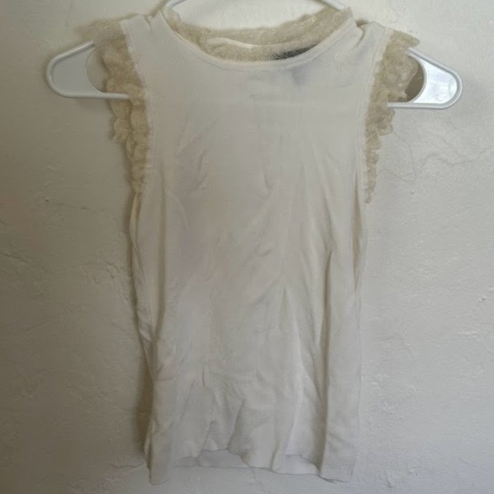 Sleeveless Ruffle Tank Top